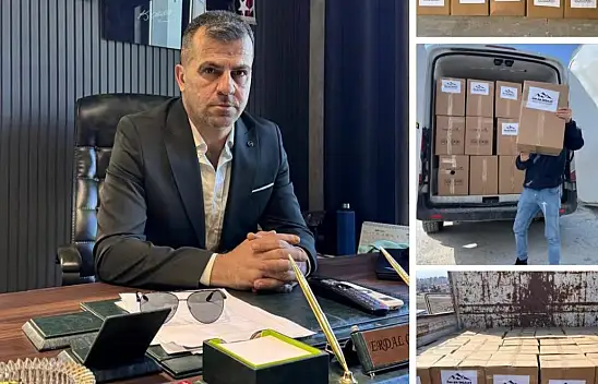 Kayserili iş adamında yüzlerce gıda kolisi!