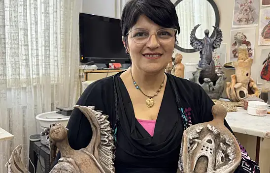 Kayserili seramik sanatçısı evini sanat atölyesine çevirdi: 3 yaşından beri bu işi yapıyor
