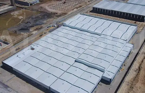 Kayserili şirket yeni tesisinin yüzde 93'ünü tamamladı