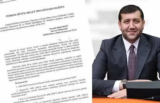 Kayserili sürücülerin sınav çilesi TBMM gündeminde