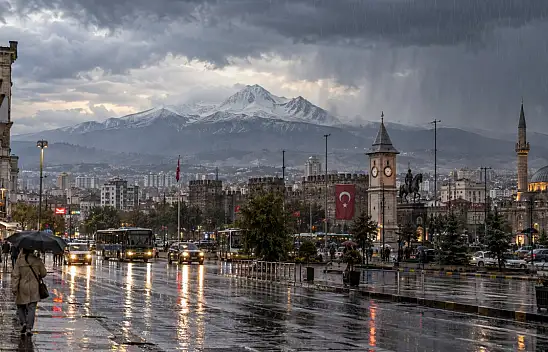 Kayserililere serinleten haber: 3 gün boyunca sağanak yağış var!