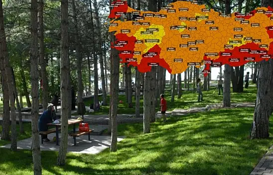 Kayserililerin hafta sonu planına yangın riski uyarısı