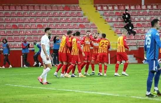 Kayserispor 4 maç sonra kazandı