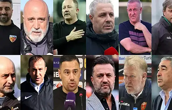 Kayserispor'a teknik direktör dayanmıyor: 10 sezonda 21 kez değişti