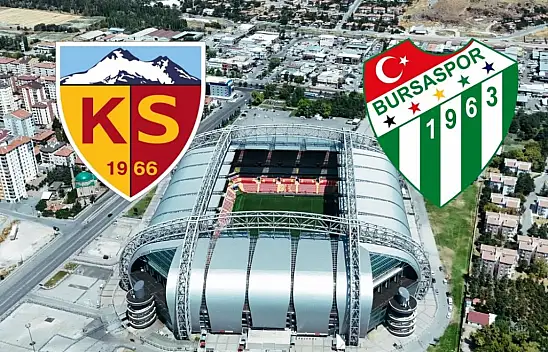 Kayserispor-Bursaspor maçı ne zaman? Saat kaçta, hangi kanalda?