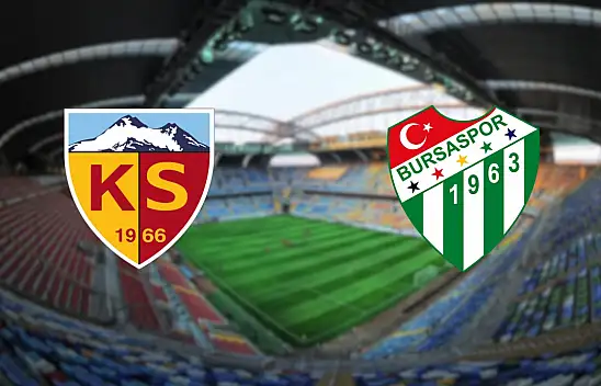 Kayserispor'da hedef dörtte dört: rakip Bursaspor