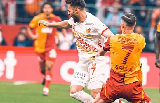Kayserispor kaybetti Galatasaray şampiyonluğu ilan etti