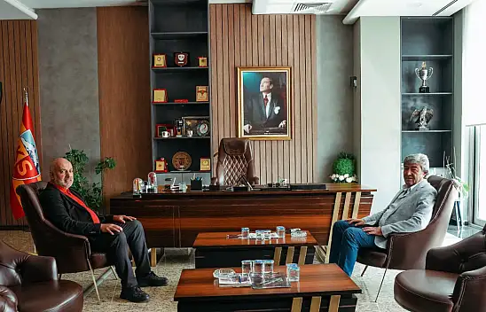 Kayserispor tesislerinde önemli görüşme! Ataş ve Çamlı ne konuştu?