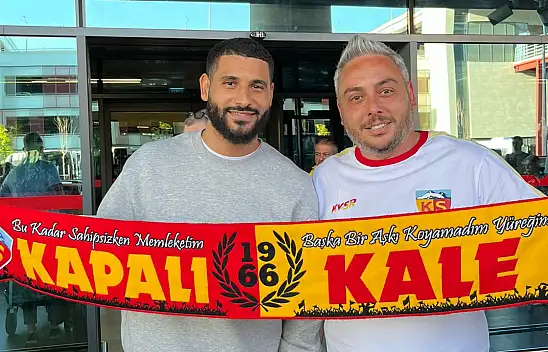 Kayserispor'un yeni transferi şehre geldi