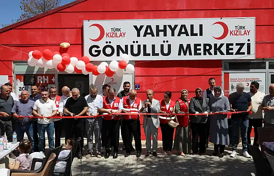 Kızılay'ın yeni adresi Yahyalı oldu