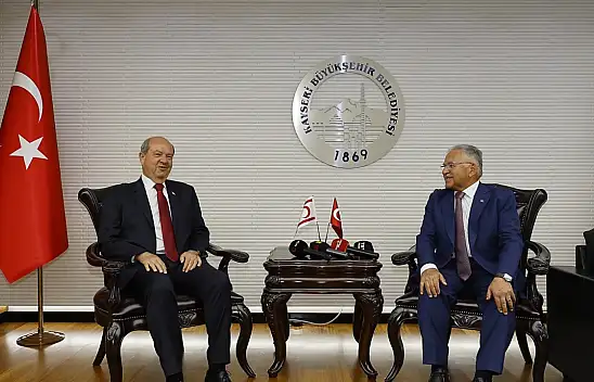 KKTC 5'inci Cumhurbaşkanı Ersin Tatar'dan Büyükkılıç'a ziyaret