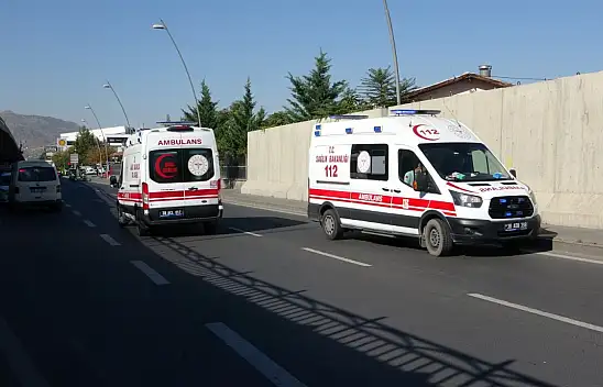 Kocasinan'da çifte kaza