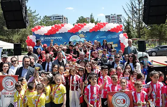 Kocasinan'da çocuklar doyasıya eğlendi
