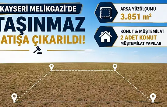 Kayseri'de icradan 42 milyonluk satış
