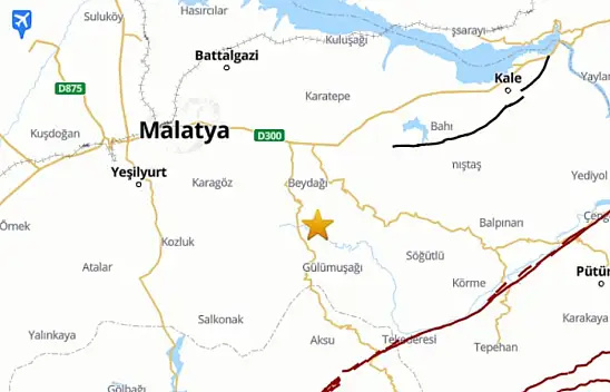 Malatya'da 5 büyüklüğündeki deprem kameralara yansıdı!