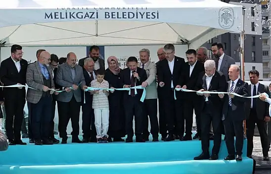 Melikgazi'ye cami açıldı: Tüm başkanlar oradaydı!