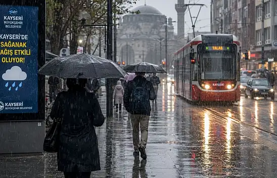 Meteoroloji'den Kayseri'ye yağış uyarısı: 4 gün boyunca sürecek!