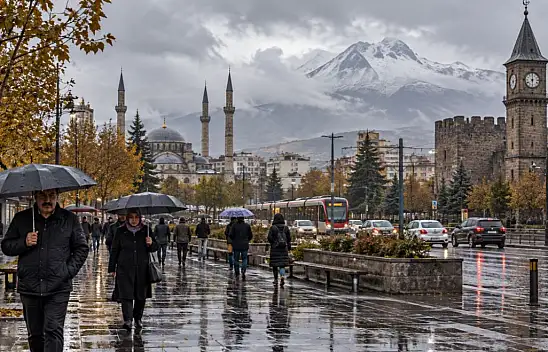Meteoroloji'den Kayseri'ye yağış uyarısı: 4 gün sürecek!