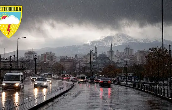Meteoroloji gün gün paylaştı: Kayseri'ye yağış  geliyor!