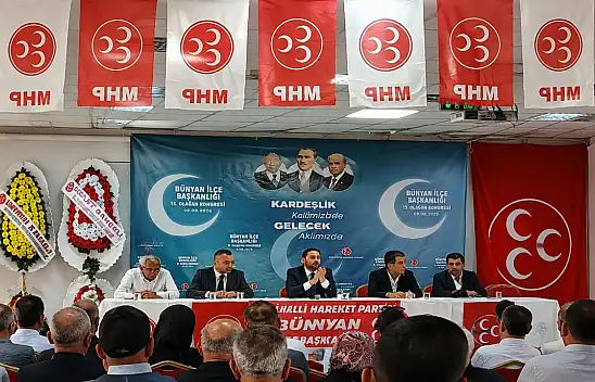 MHP Bünyan'da yeni dönem başladı!