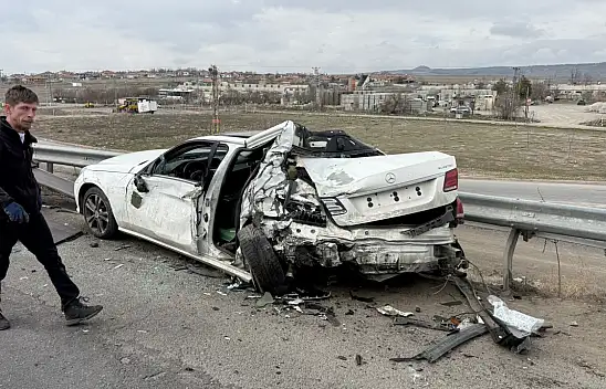 MHP eski milletvekilinin oğlunun yaralandığı kazanın görüntüleri ortaya çıktı