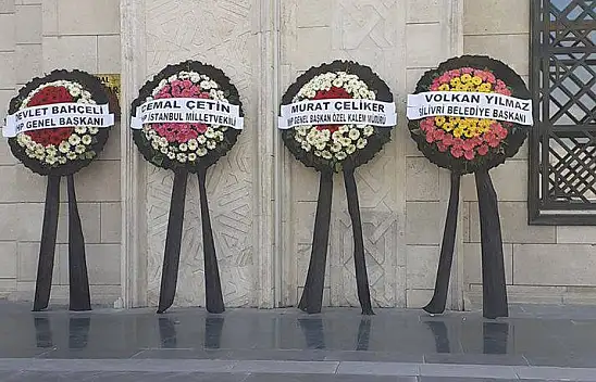 MHP Lideri Bahçeli, Şemsettin Şemsettinoğlu'nun cenazesine çelenk gönderdi