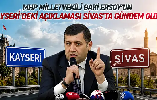 MHP Milletvekili Ersoy'un Kayseri'deki heykel açıklaması Sivas'ta gündem oldu!