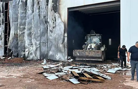 Mobilya fabrikasındaki yangında son durum