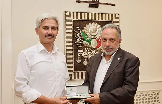 Müdür Elmalı'dan veda ziyareti