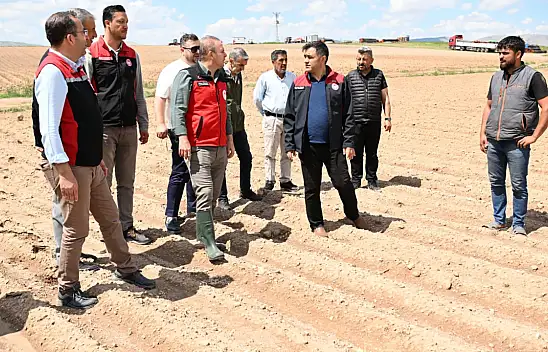 Müdür sahaya indi: Bakın nereleri ziyaret etti!