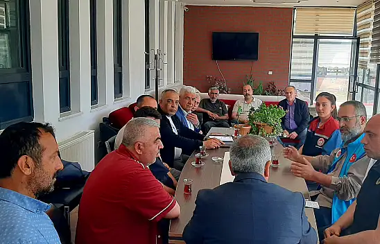 O ilçede kasap buluşması!