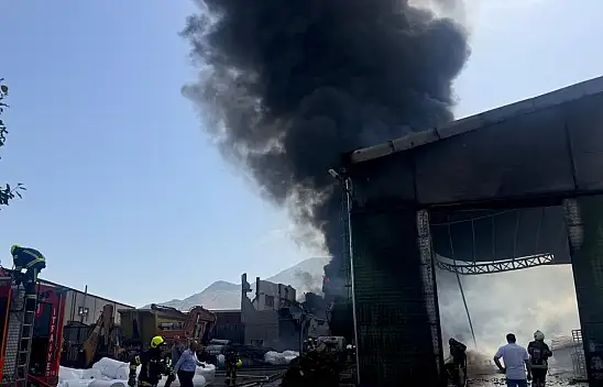 Kayseri OSB'de korku dolu anlar!