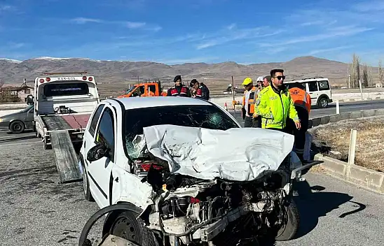 Kayseri karayolunda kaza