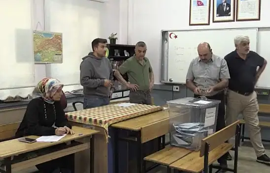 Pınarbaşı'da oy kullanma işlemi tamamlandı