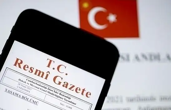 Resmi gazete'de bugün Kayseri detayı