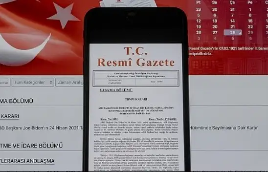 Resmi Gazete'de Kayseri detayı