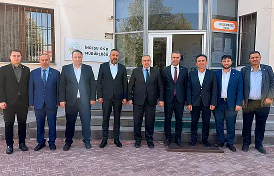 Saadet Partisi heyetinden İncesu OSB'ye ziyaret