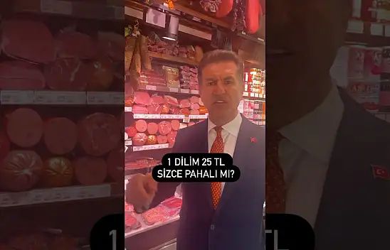 Sarıgül'den dikkat çeken pastırma tepkisi!