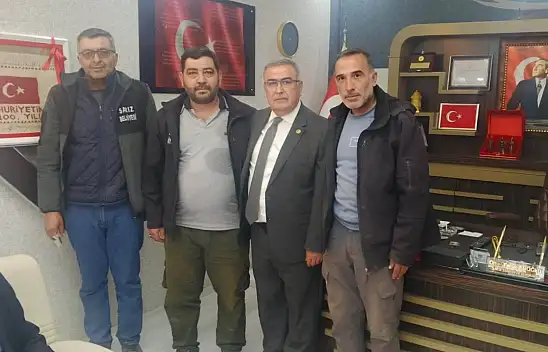 Sarız'da bayramlaşma merasimi