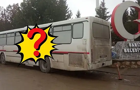 Sarız'da dikkat çeken araç! Neden geldiği sonradan anlaşıldı