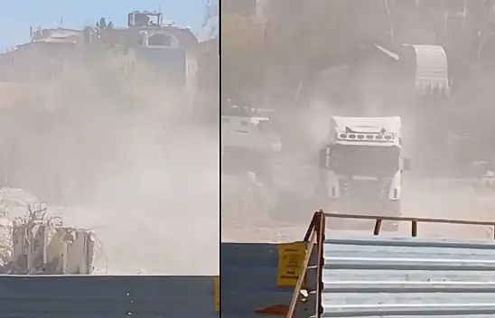 Şehrin merkezinde yıkım devam ediyor!