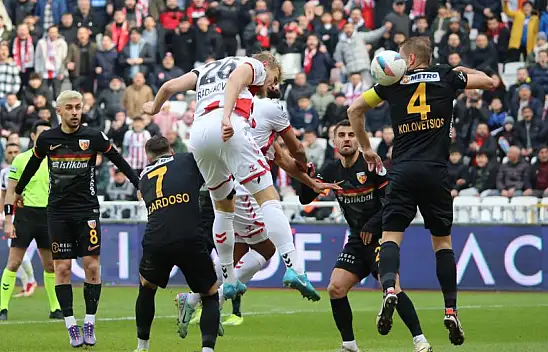 Sivas'ta maç sona erdi!