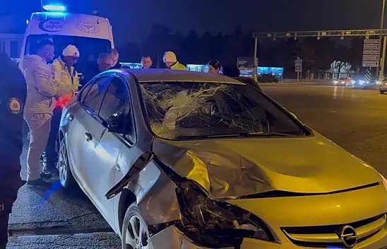 Talas–Kartal kavşağında kaza: 1 ağır yaralı