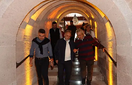 Talas'ta dikkat çeken buluşma! Mustafa Yalçın o anları paylaştı