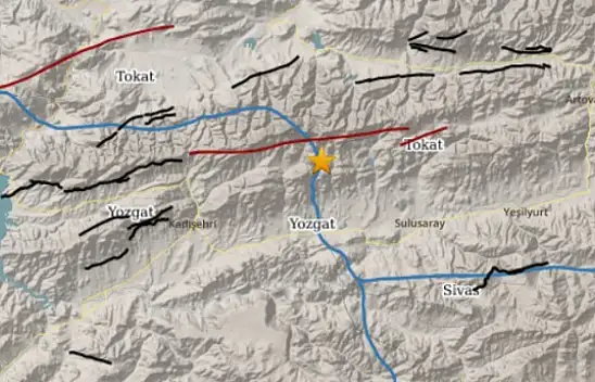 Tokat depremi Kayseri'den hissedildi!