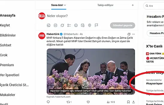 Türkiye gündeminin zirvesinde Kayserispor var!