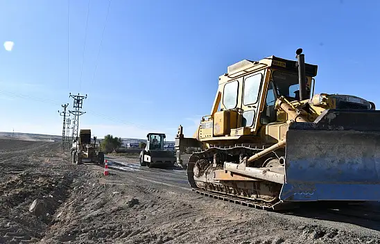Üç mahalleyi kapsayan 7 kilometrelik yeni yol