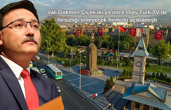 Vali Çiçek'in formülü tarih yazdı! Kayseri'de hırsızlık olayları 2025'de bakın ne kadar azaldı