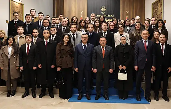 Vali Çiçek, Kayseri'de o isimlerle bir araya geldi