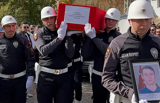 Van'daki kazada hayatını kaybeden Kayserili polis son yolculuğuna uğurlandı